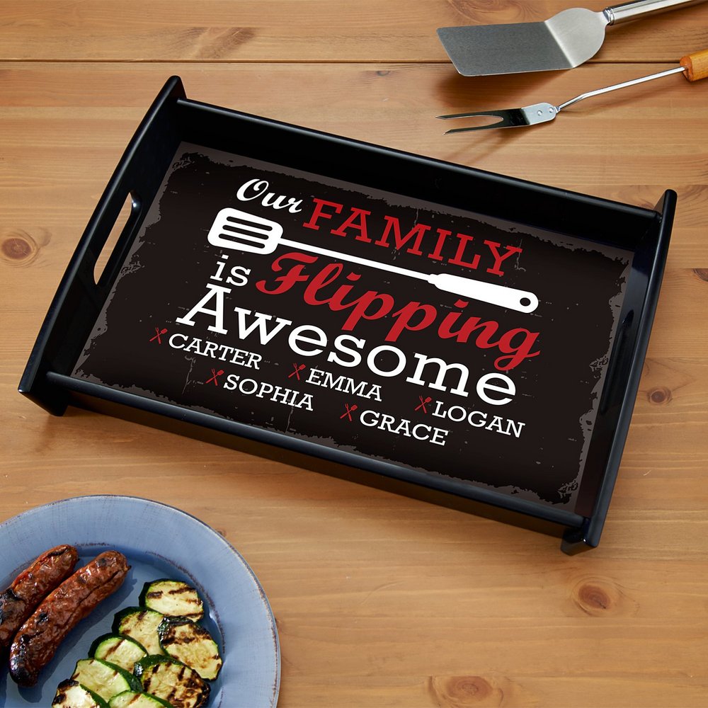Amazing BBQ Customized Wood Tray