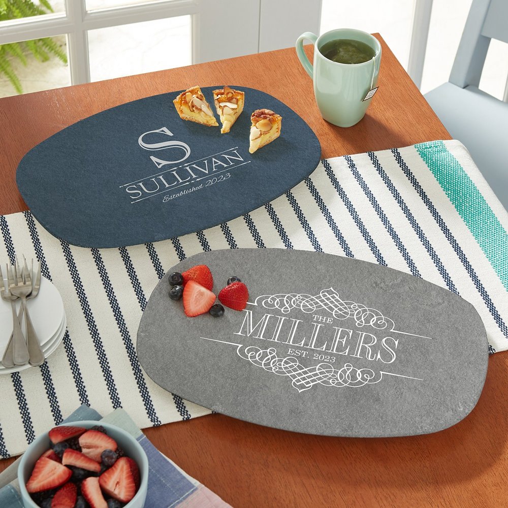 Elegant Name Personalized Serving Platter