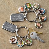 Picture Message Personalized Keychain