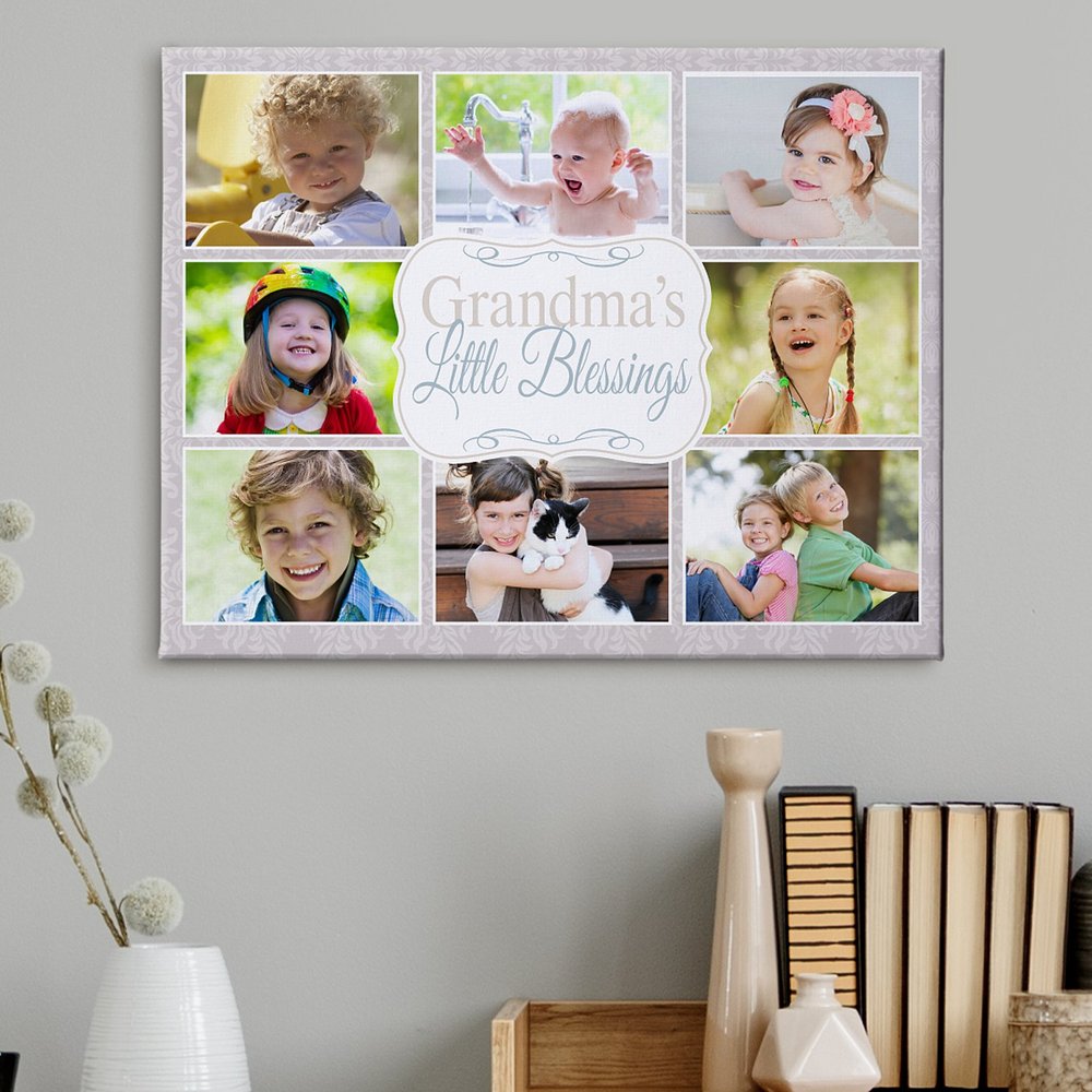 Cherished Memories Personalized Photo Canvas for Kids