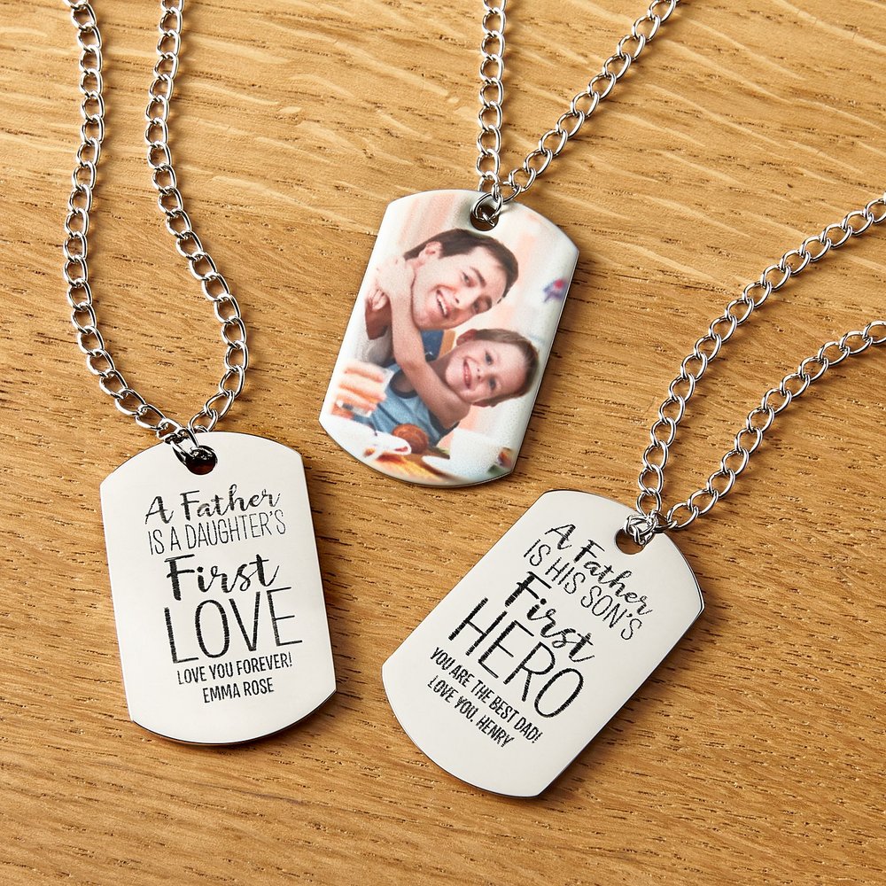 Cherished Memories Personalized Photo Dog Tag