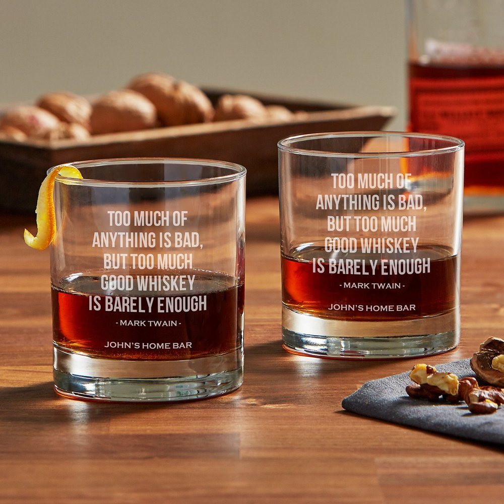 Whiskey Connoisseurs Personalized Glass Set