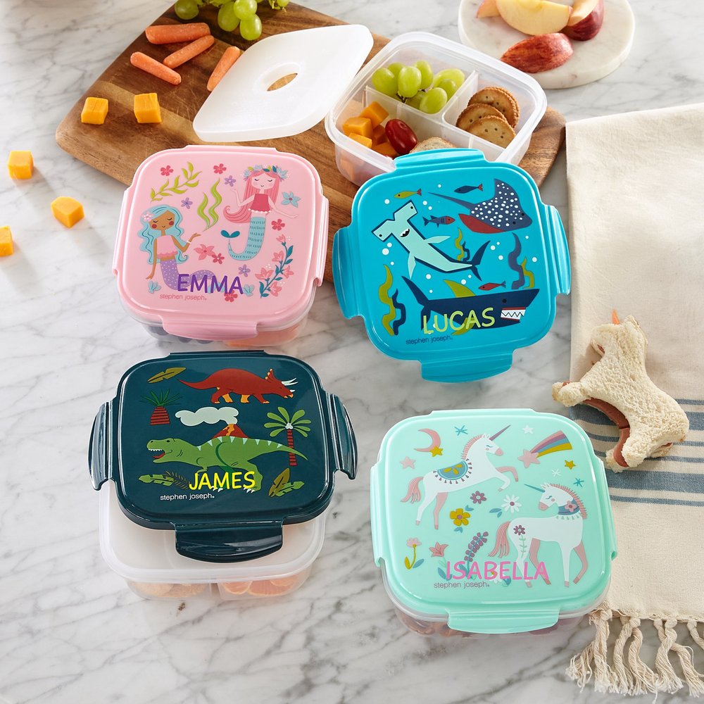 Stephen Joseph® Delightful Friends Personalized Snack Box with Ice Pack