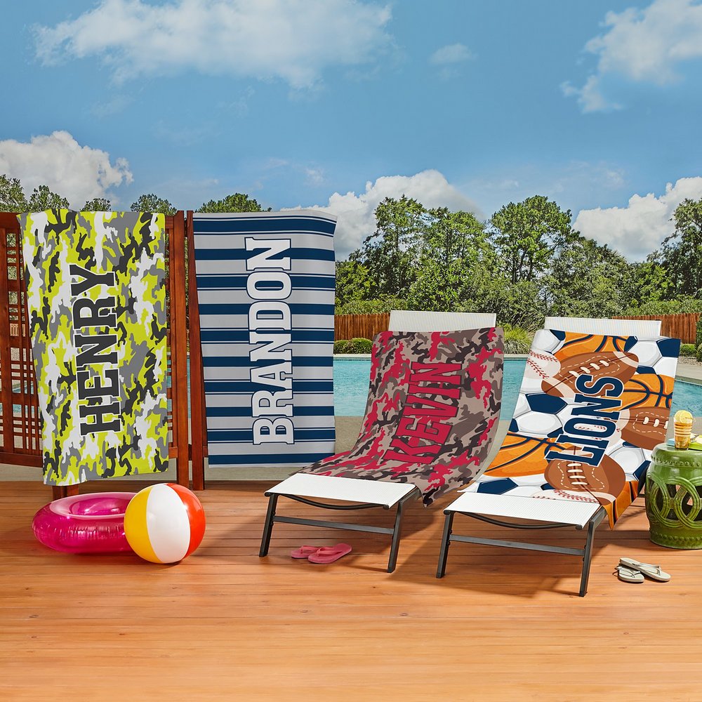 Personalized Name Beach Towel