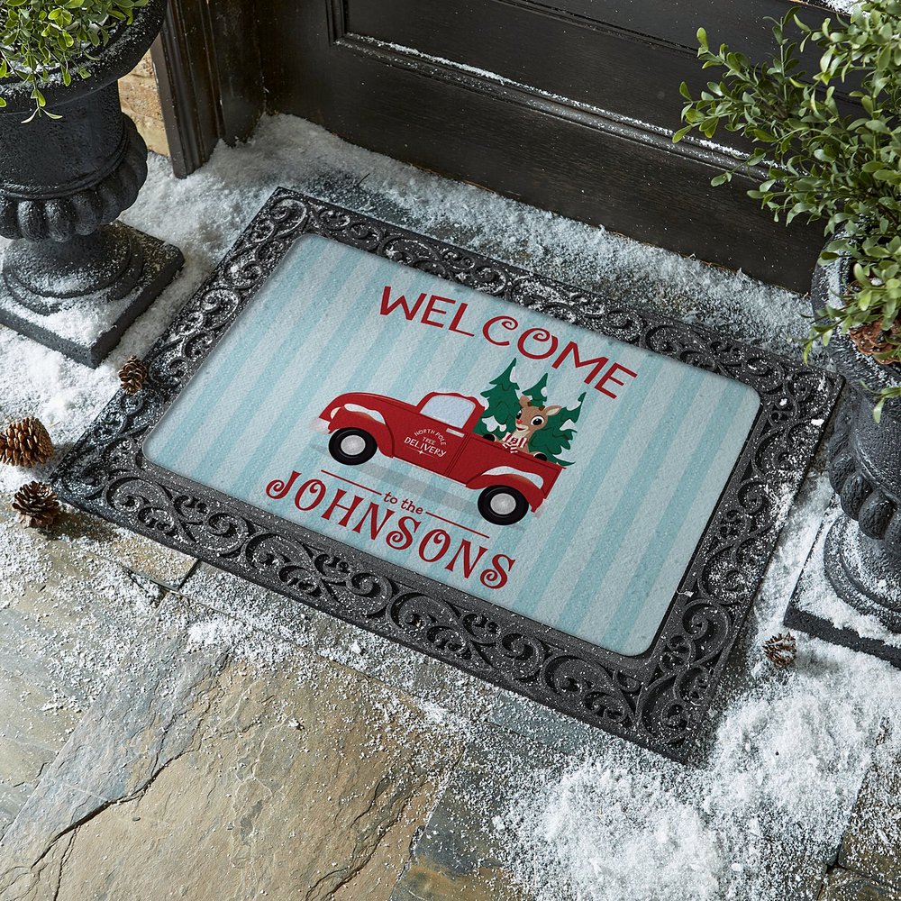 Rudolph® North Pole Delivery Doormat