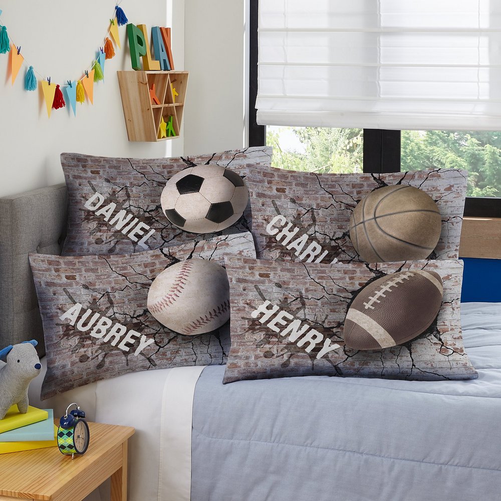 All-Star Sports Personalized Pillowcase