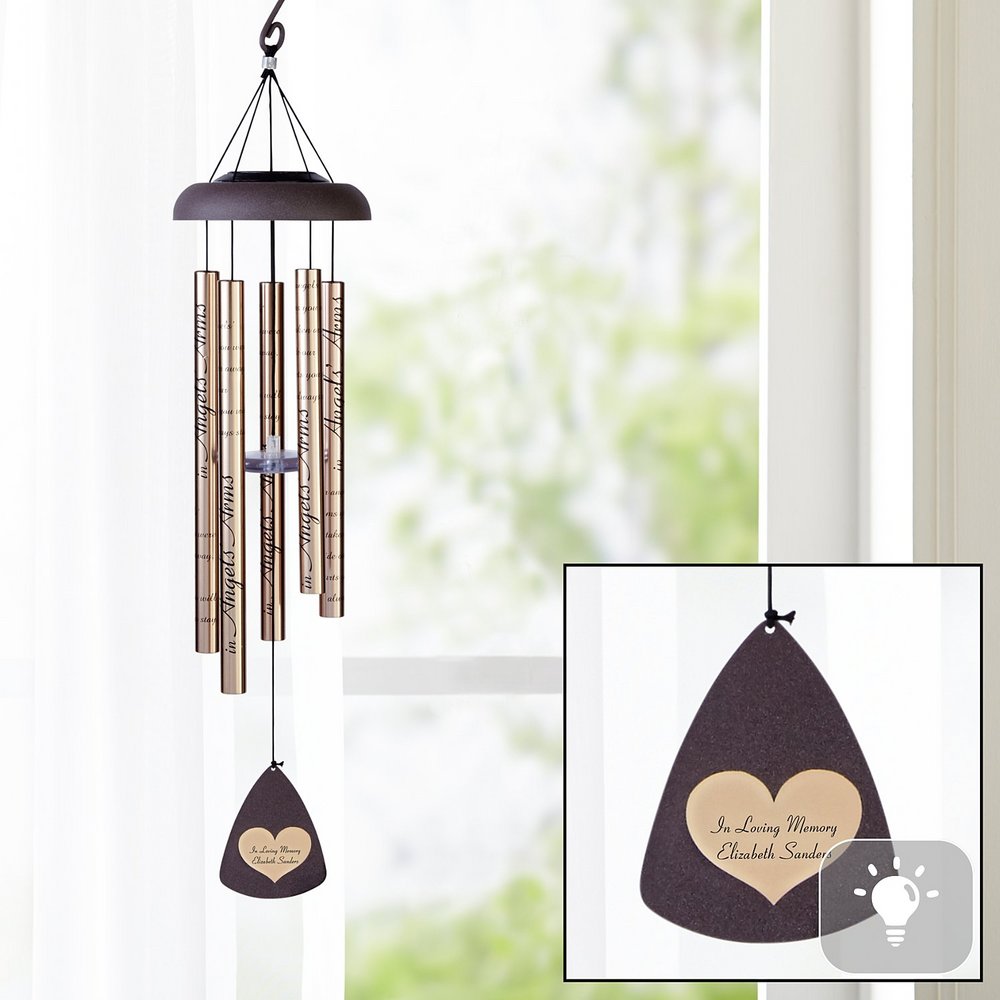 Shining Light Solar Personalized Wind Chime
