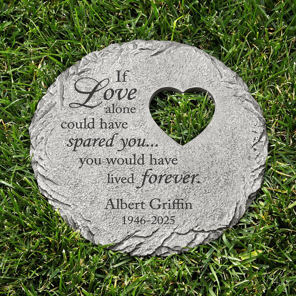 Heartfelt Memorial Personalized Garden Stone