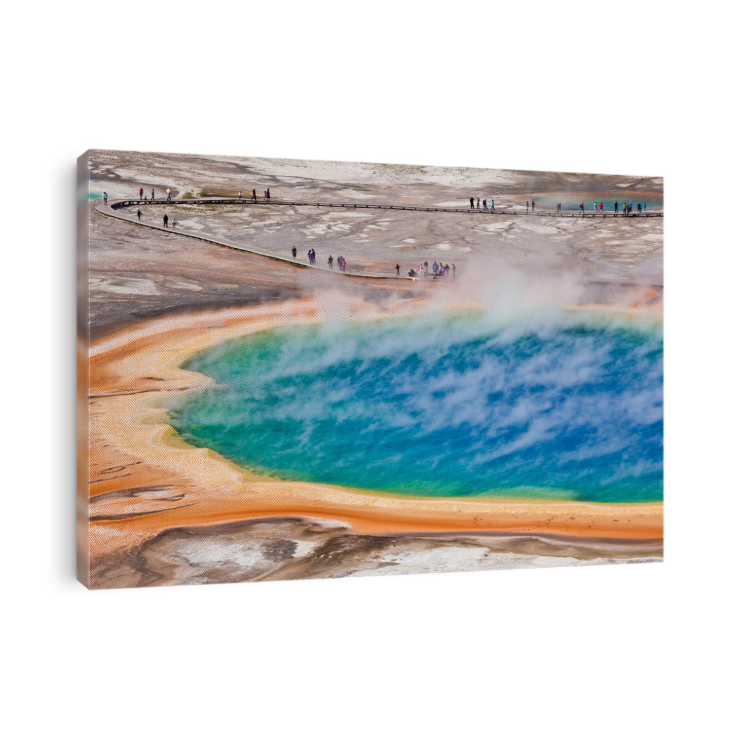 Thermal pool in Yellowstone national park - USA