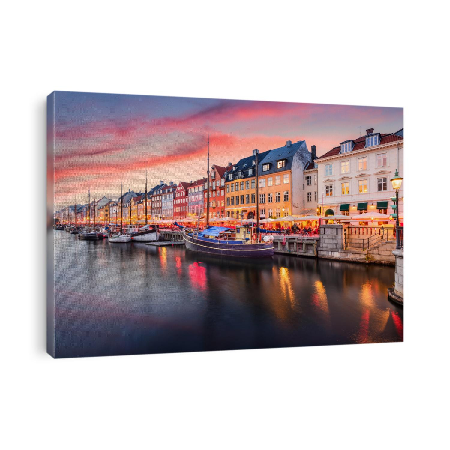 Copenhagen, Denmark on the Nyhavn Canal.