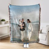 Custom Photo Woven Blanket