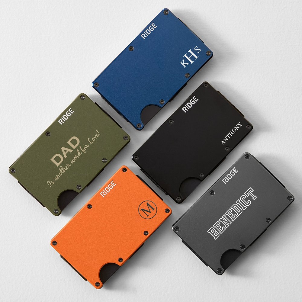 The Ridge® Aluminum Personalized Wallet