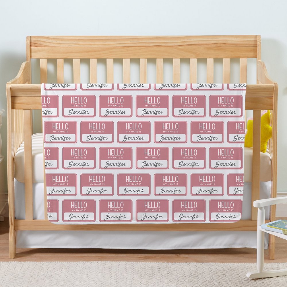 Welcome Baby Personalized Cozy Blanket