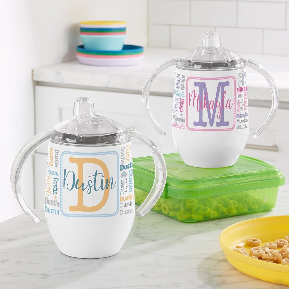 Personalized Collage Toddler Sippy Cup