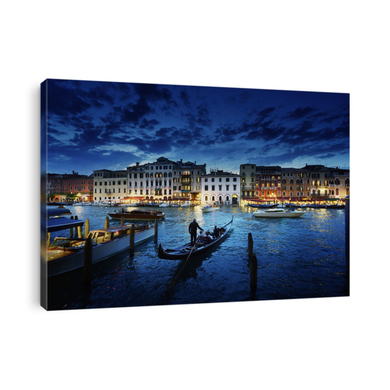 Grand Canal in sunset time, Venice, Italy