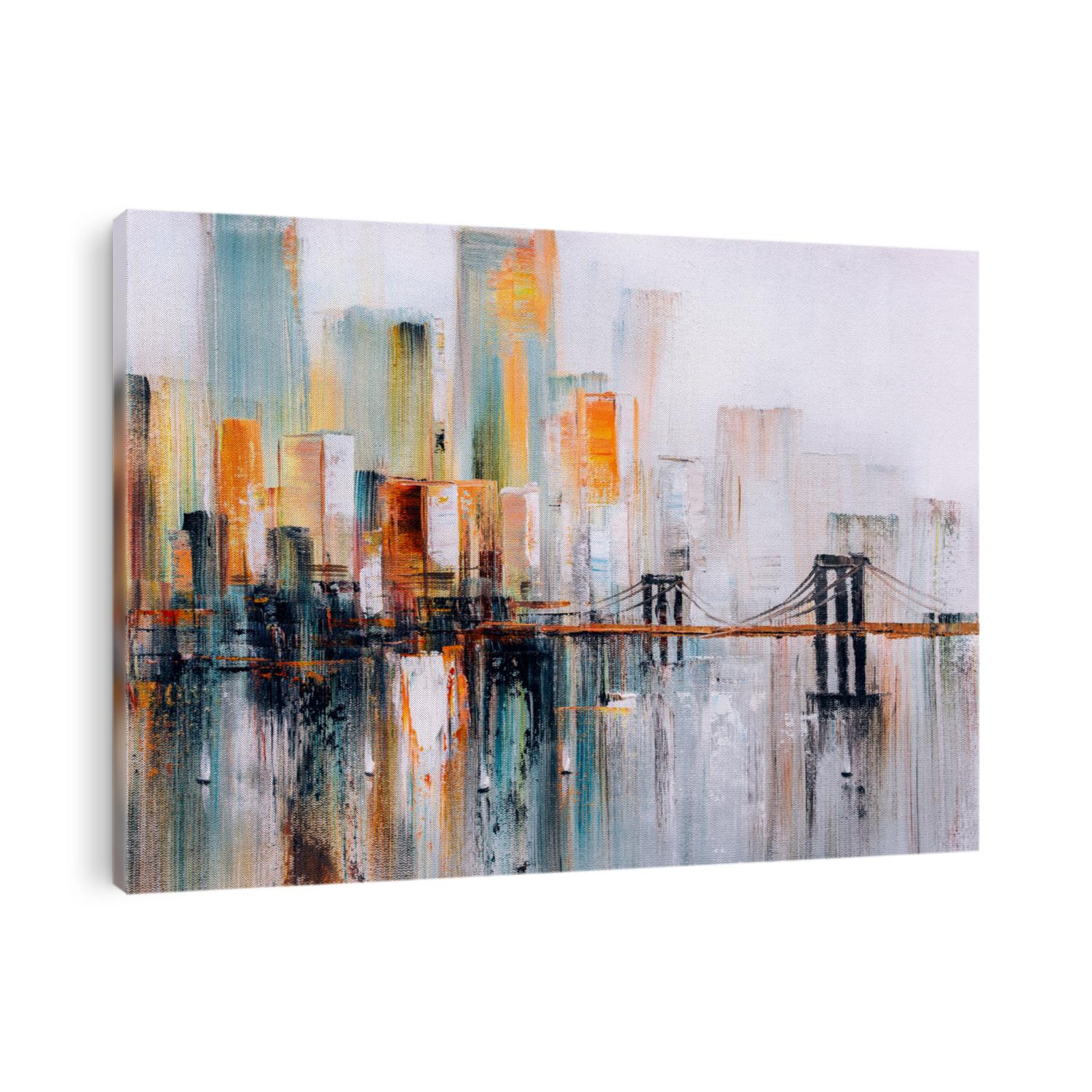 Oil Painting - Brooklyn Bridge, New York