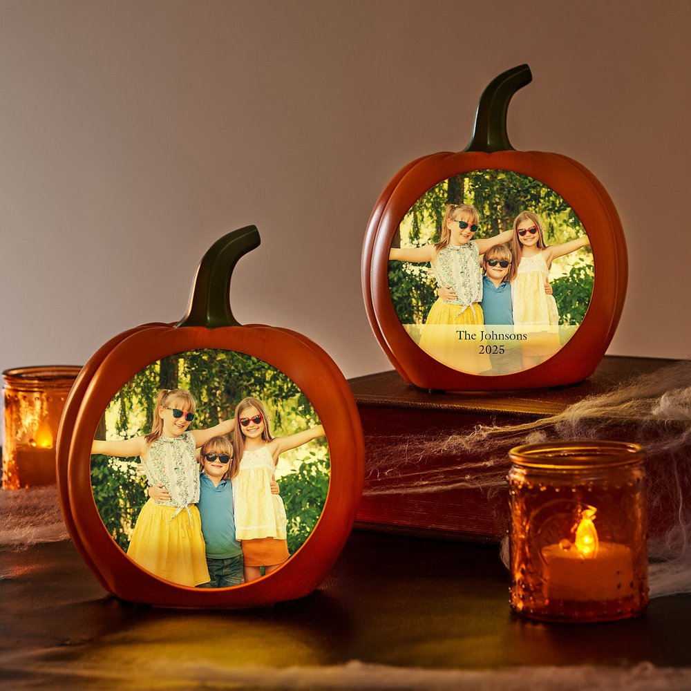 Illuminated Photo Pumpkin