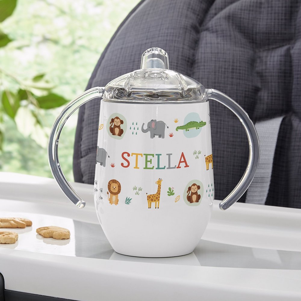 Adorable Critters Personalized Sippy Cup