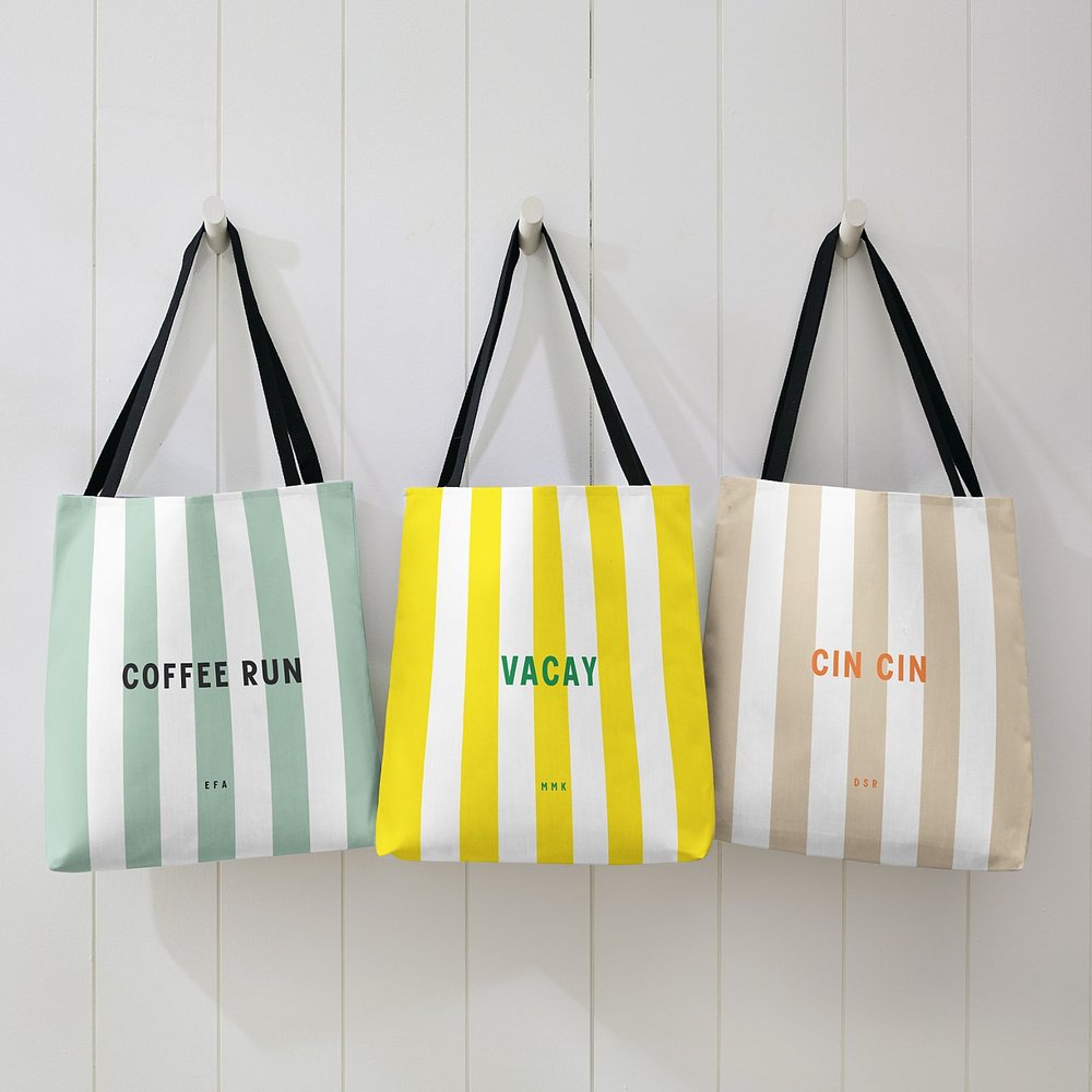 Bold Stripe Tote