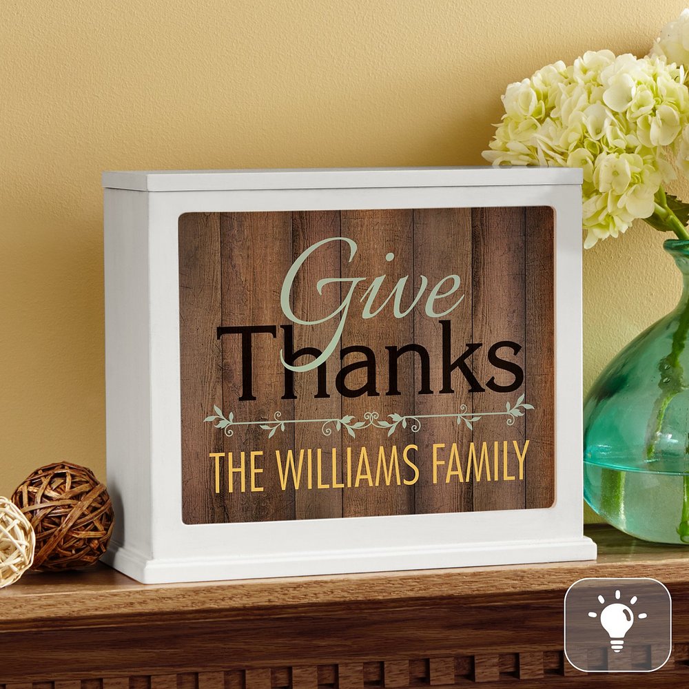 Grateful Moments Personalized Accent Light