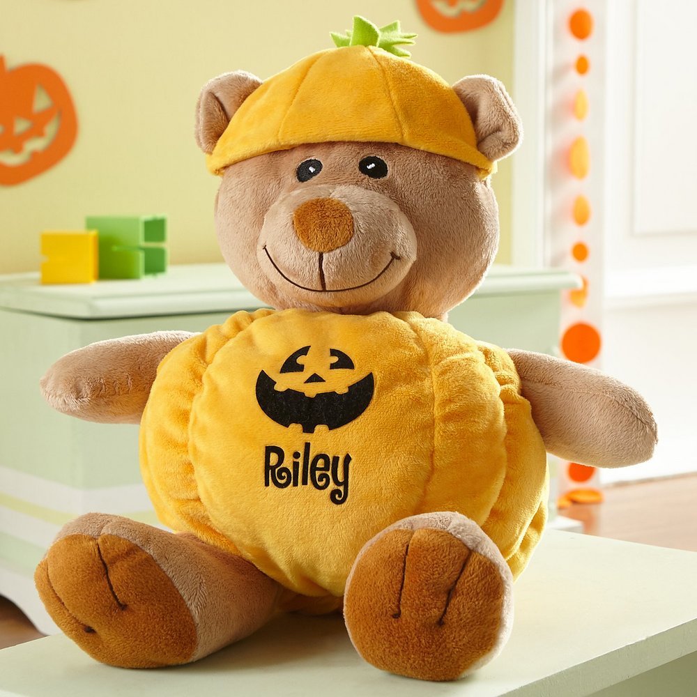 Pumpkin Personalized Teddy Bear