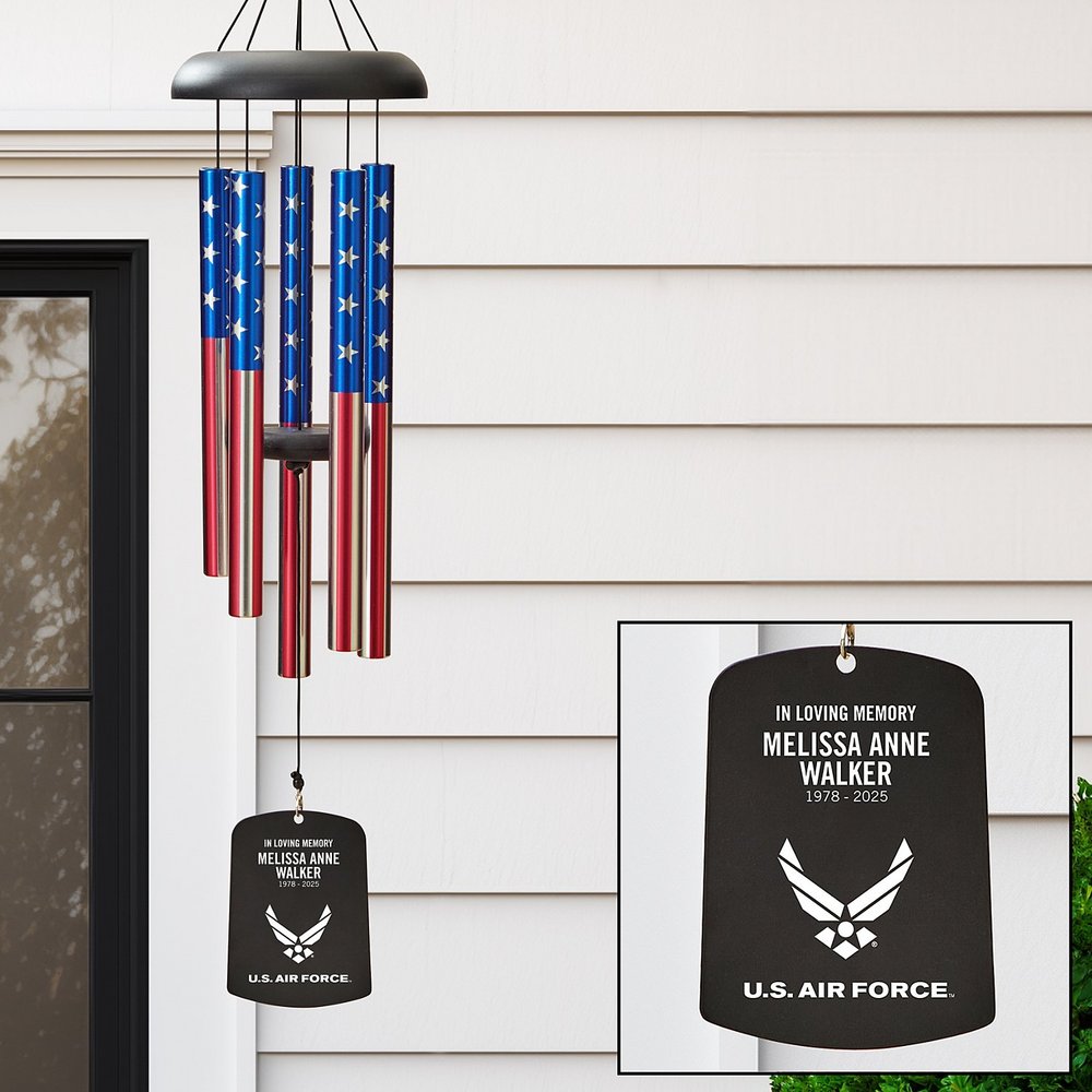 U.S. Air Force™ In Loving Memory Memorial Wind Chime