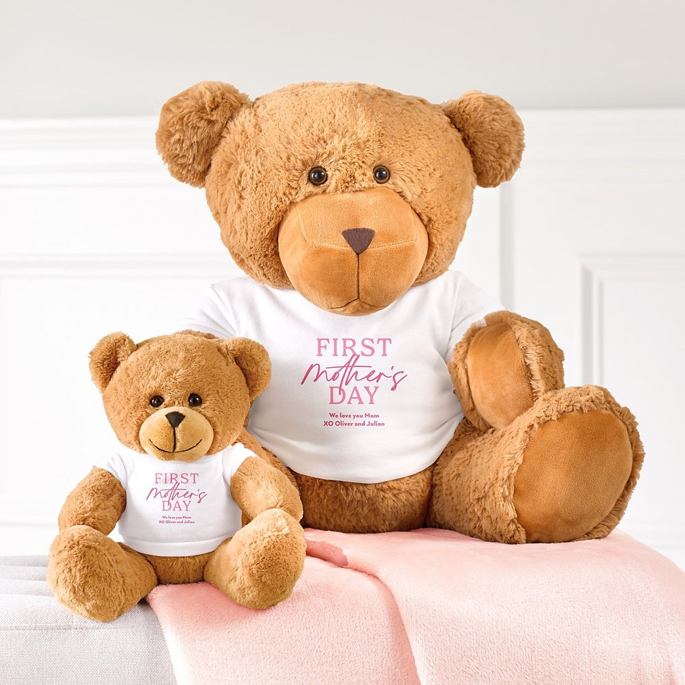 Plush Teddy Bear Gram First Mother's Day T-Shirt