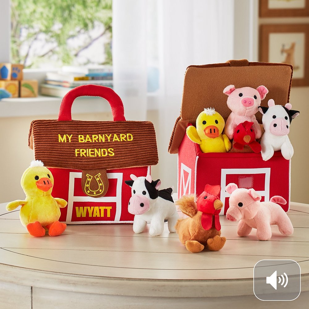 Farmyard Buddies Personalized Plush Playset
