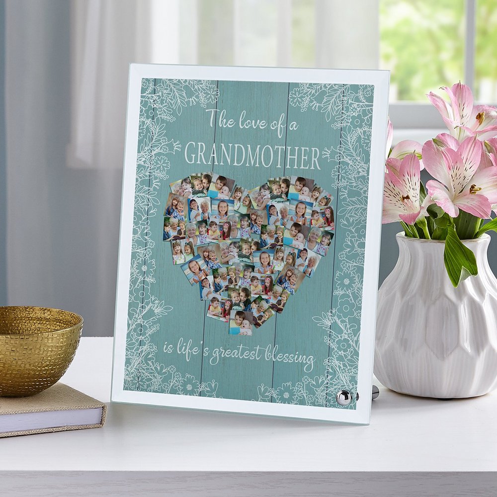 Heartfelt Memories Personalized Photo Glass Frame