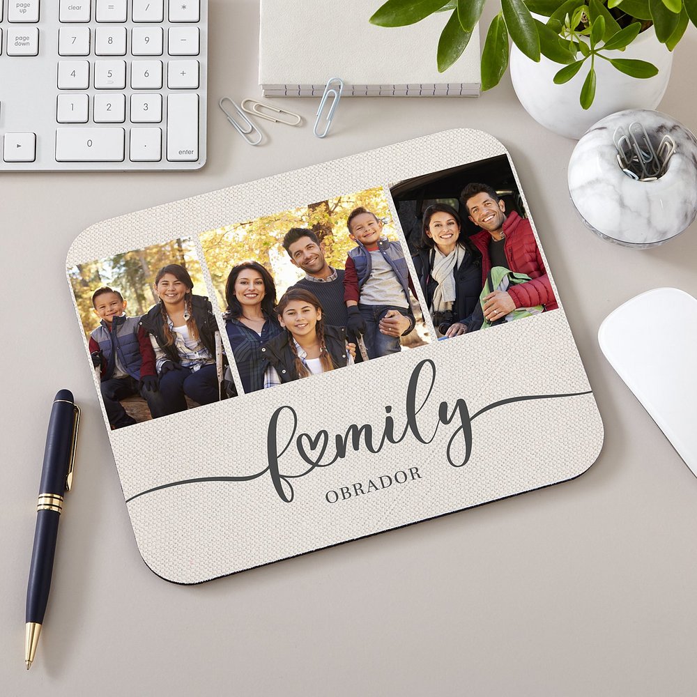 Cherished Memories Personalized Photo Mouse Pad