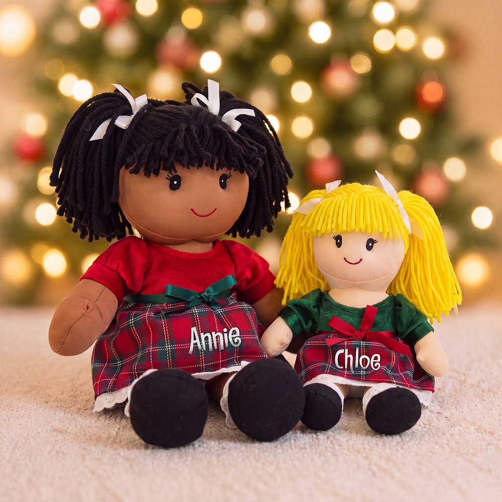 Christmas Cuddle Time Rag Doll