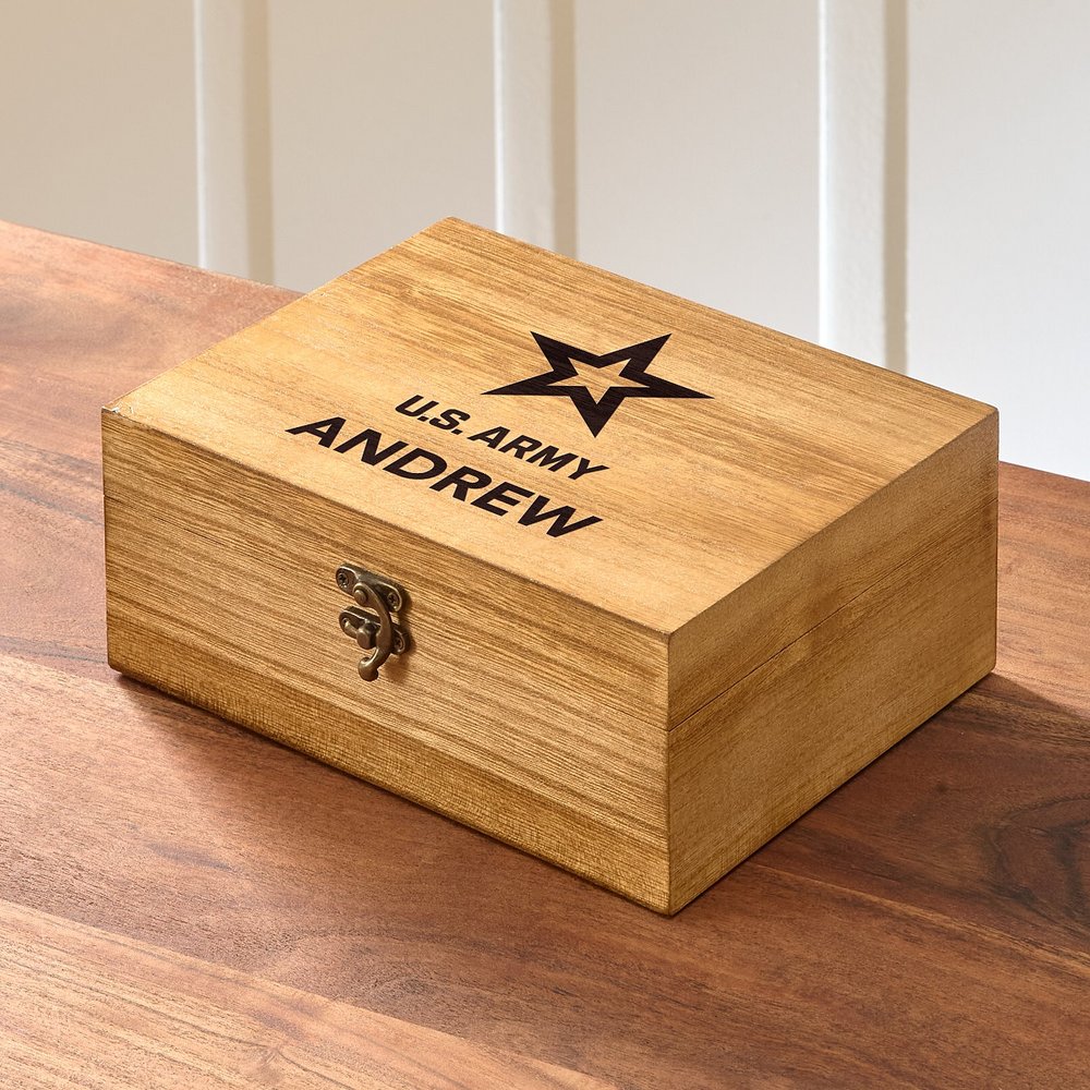 U.S. Army® Wood Keepsake Box