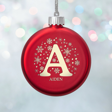 Holiday Light-Up Glass Ornament