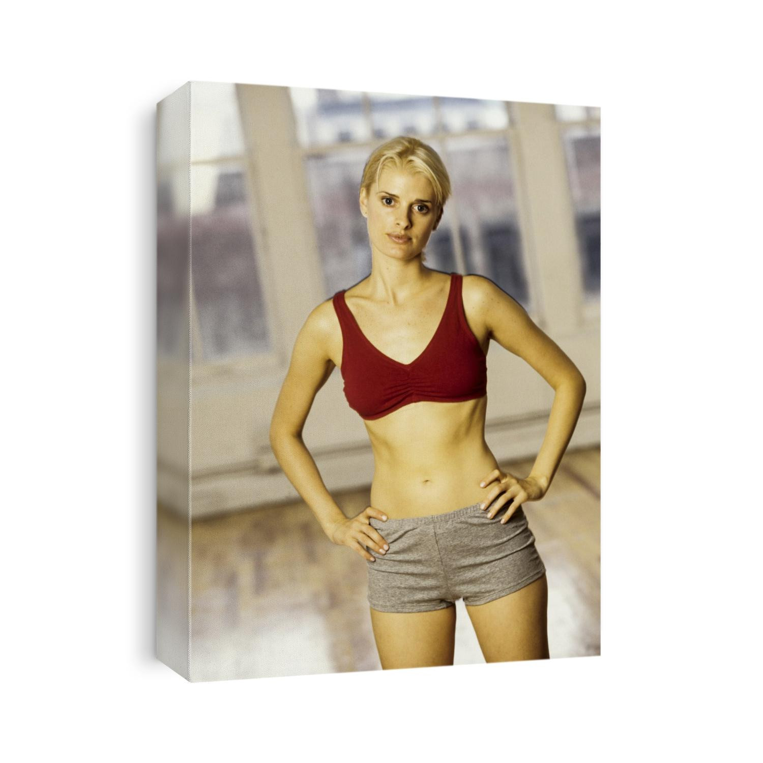 Young woman after working out.