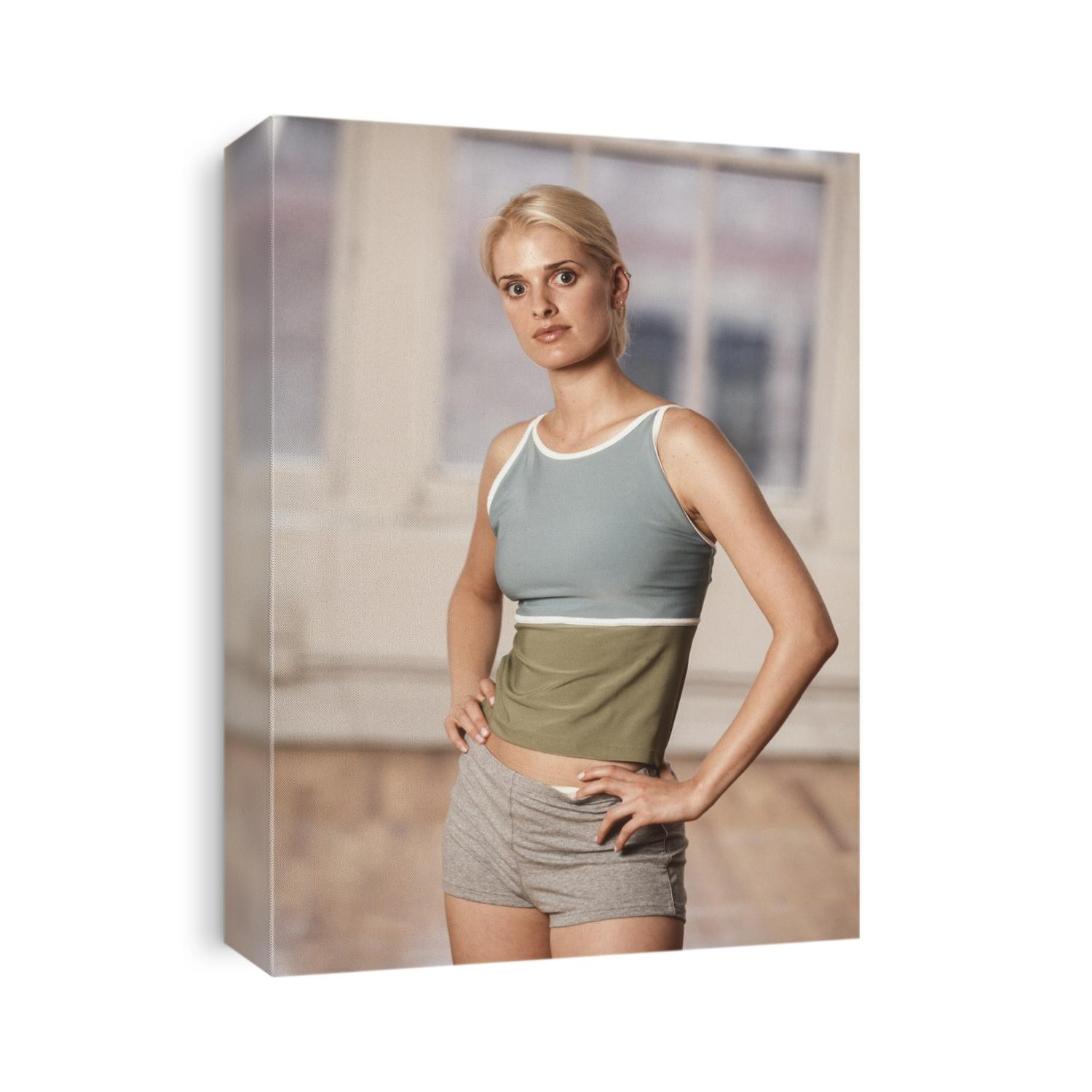 Portrait of women in fitness studio.