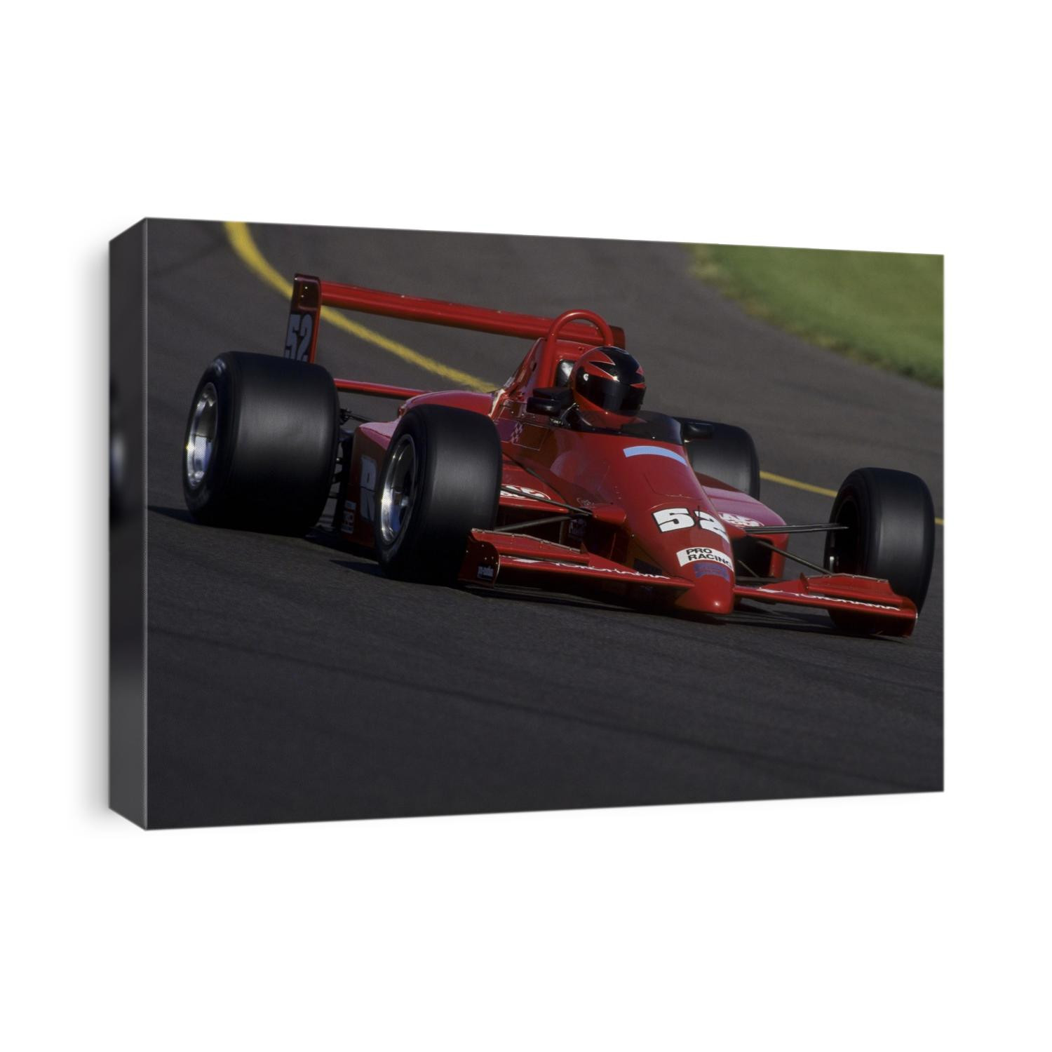 Formular Atlantic racing car action.