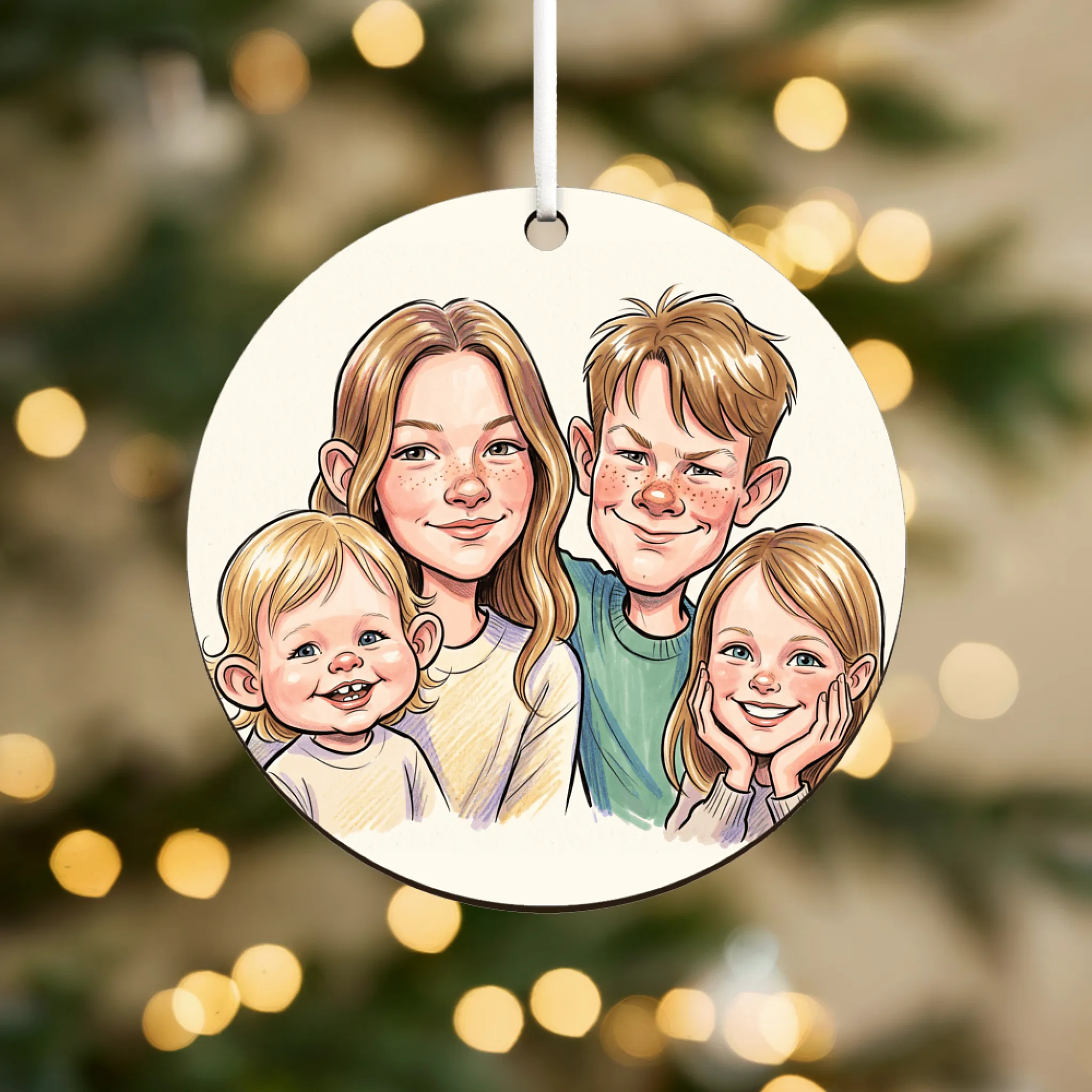 Caricature Portrait Ornament