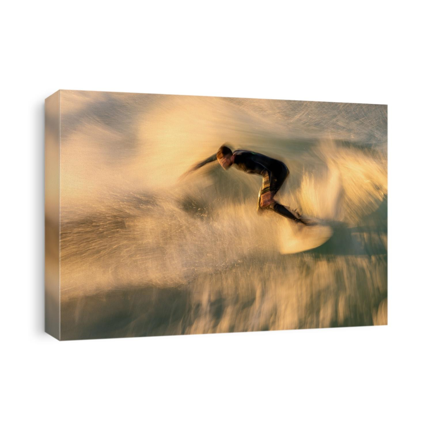 A surfer captured as part of a slow motion study of movement