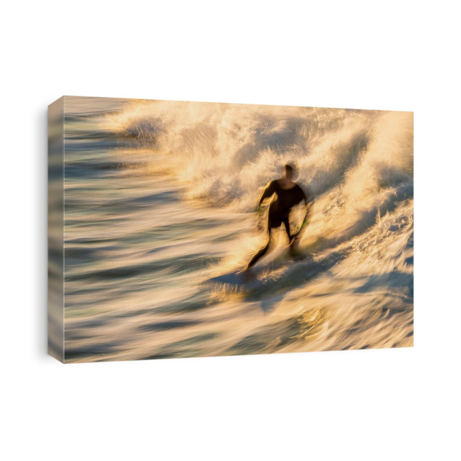 A surfer captured as part of a slow motion study of movement