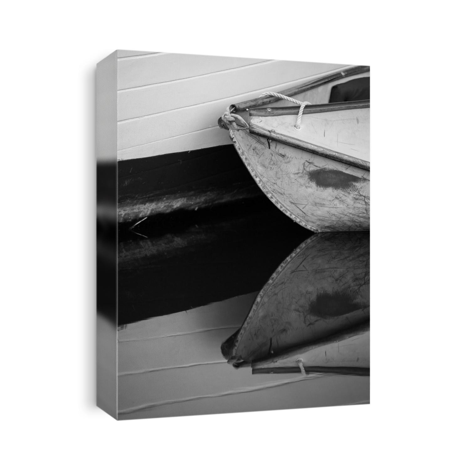 A series of boats and marina objects reflected in waters from around the world