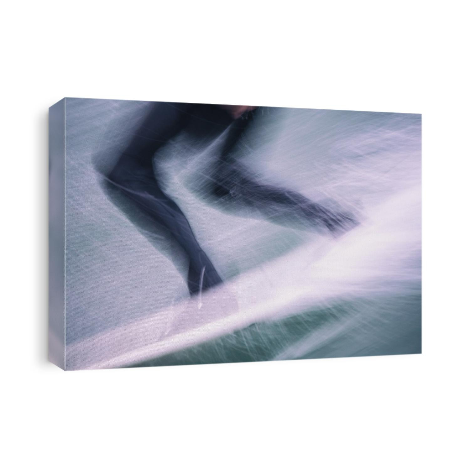 A surfer captured as part of a slow motion study of movement