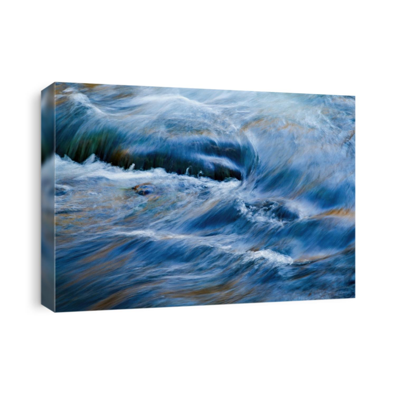 abstract background autumns water flows in the river