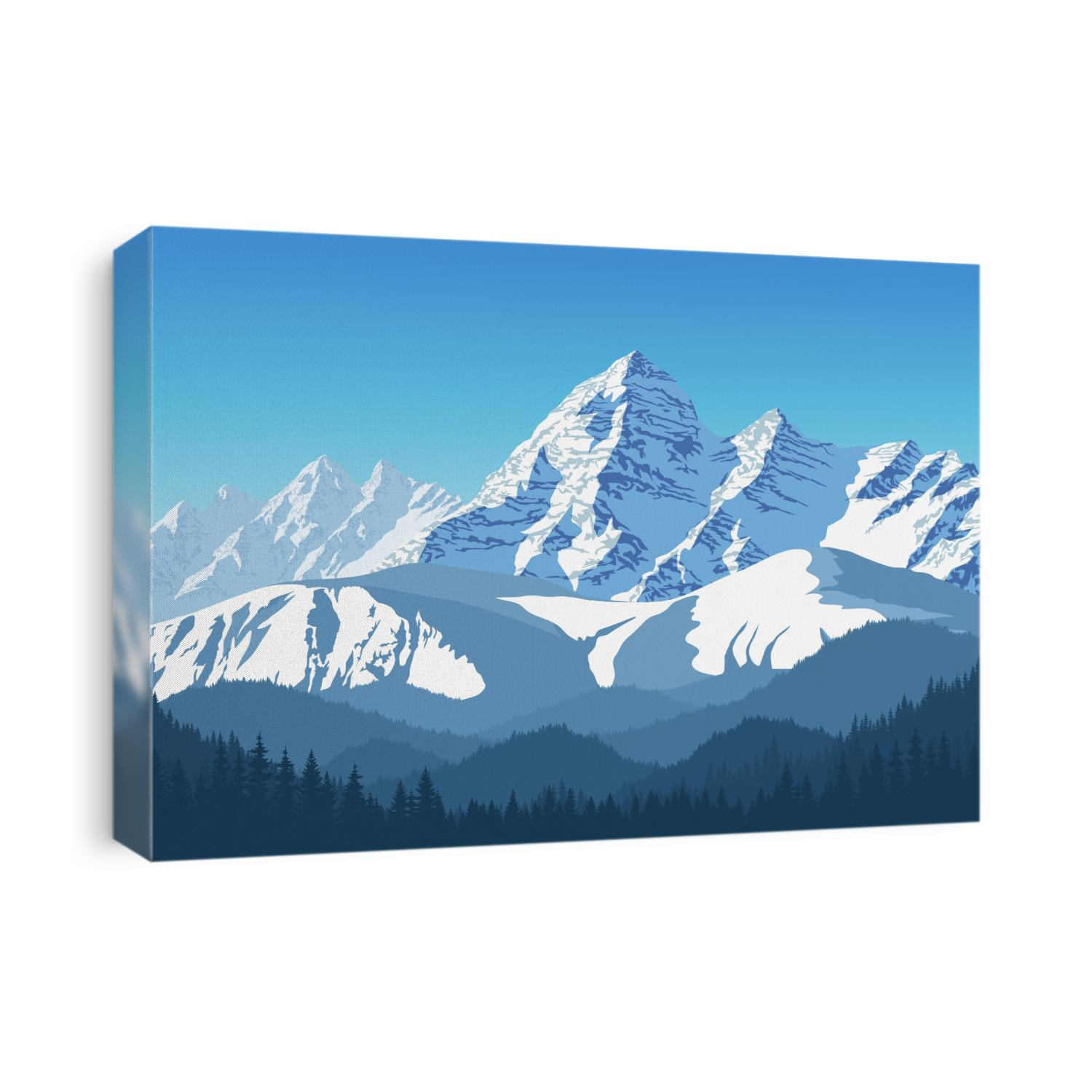 Alps mountain landscape at Europe Switzerland