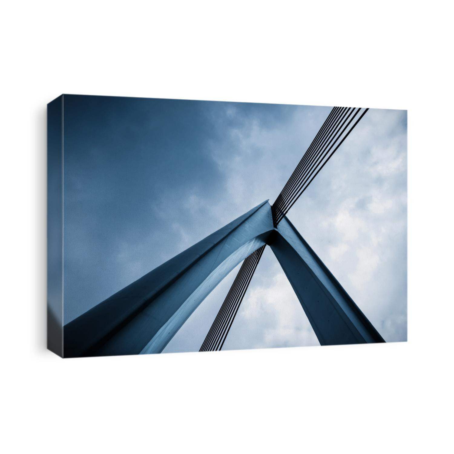 Abstract architectural features, bridge close-up