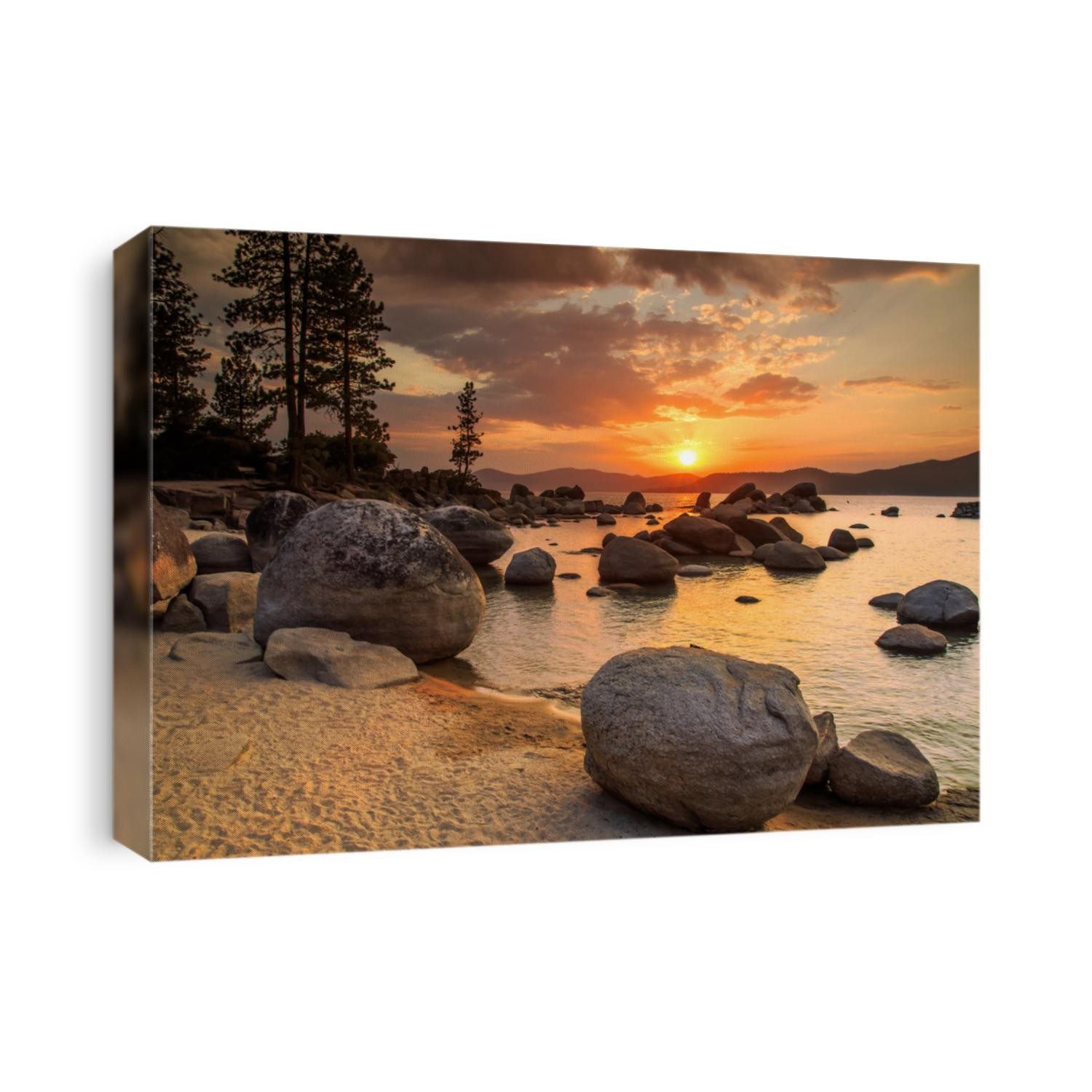 Lake Tahoe at sunset