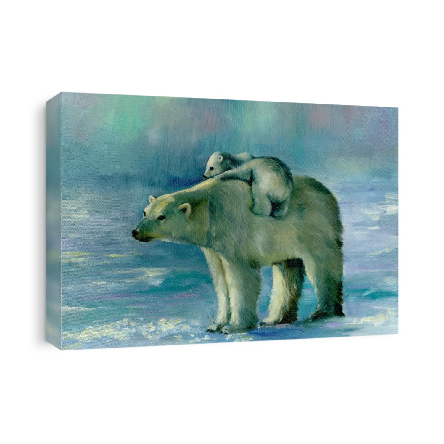 polar bear, winter, north.