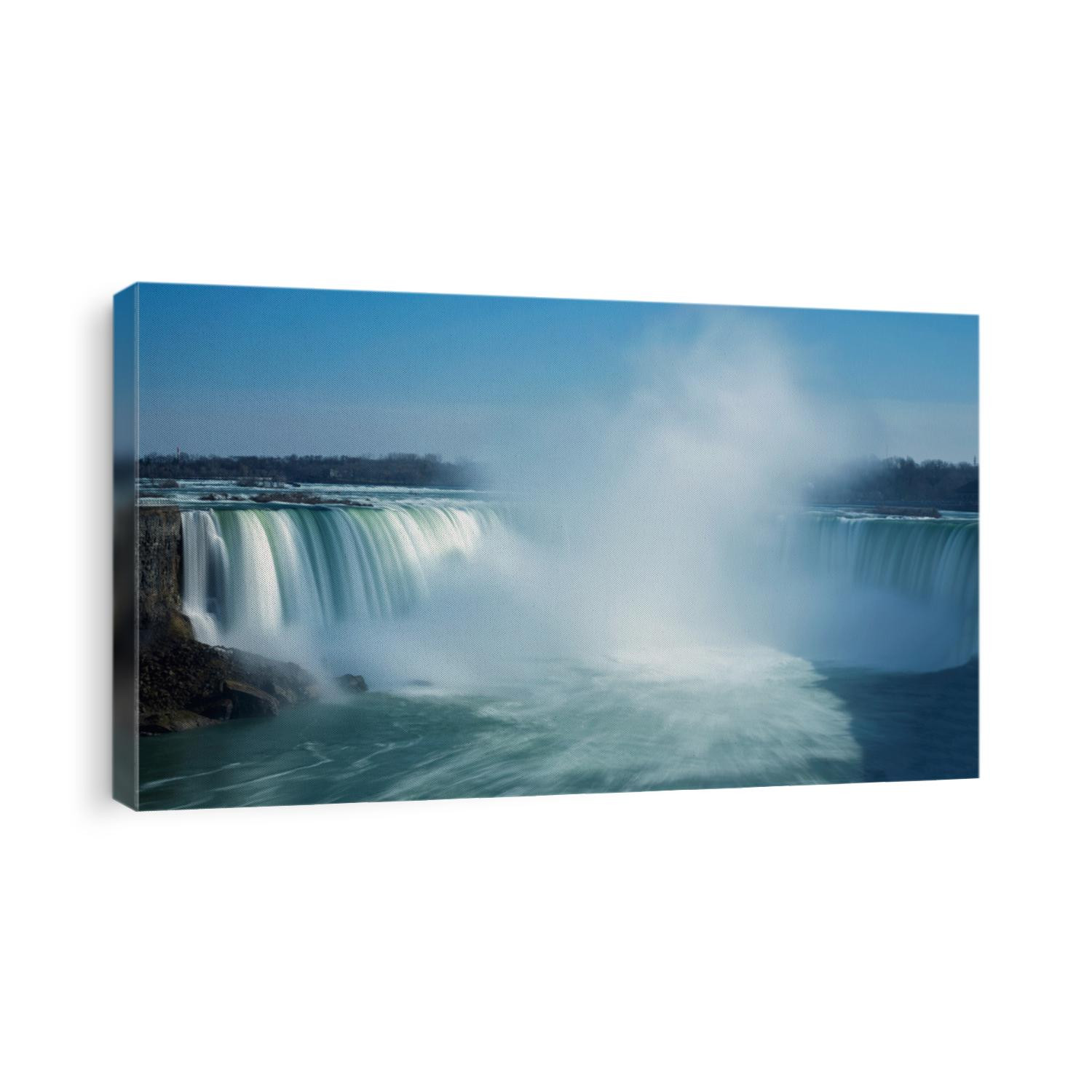 Niagara Falls
Panoramic presentation of famous Niagara Falls, Ontario, Canada. 