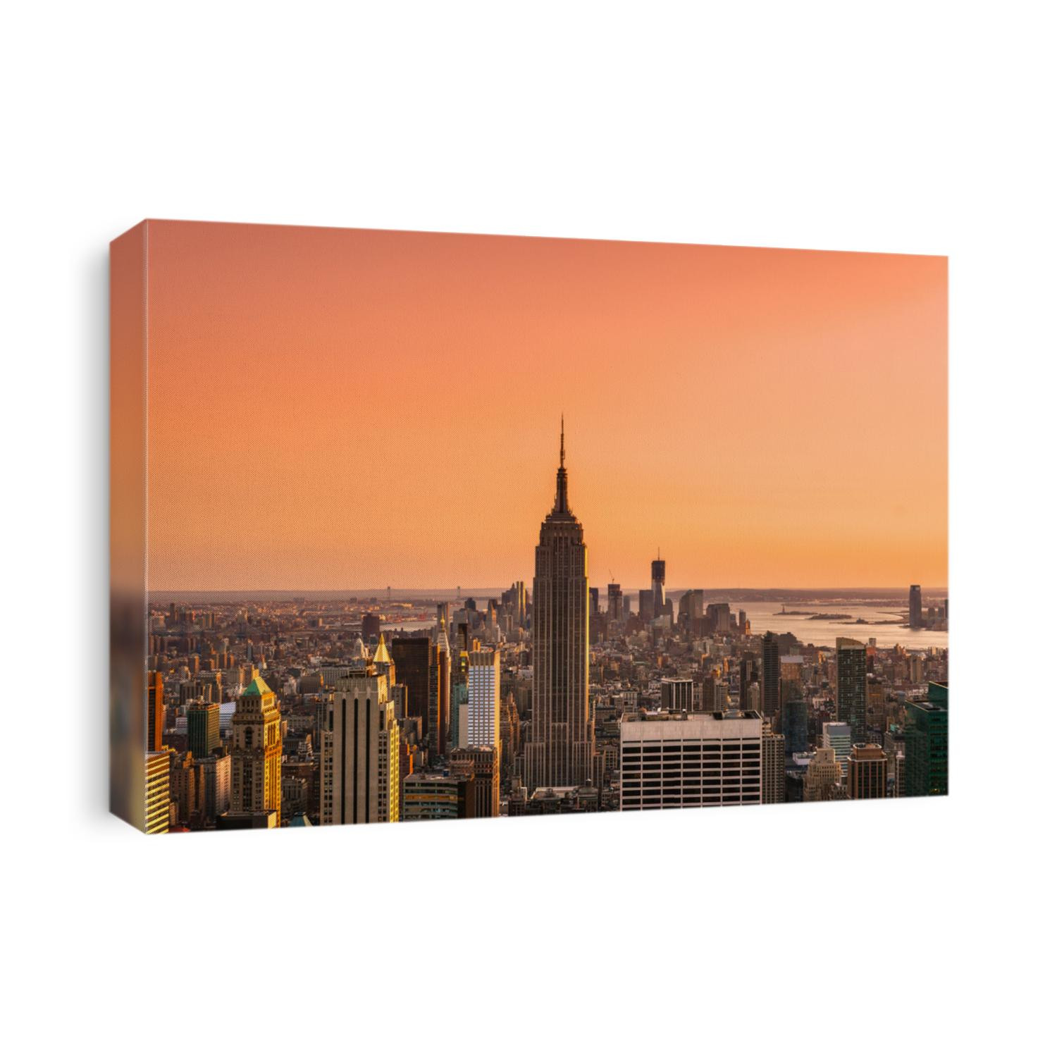 Aerial view of Manhattan, New York City. USA.