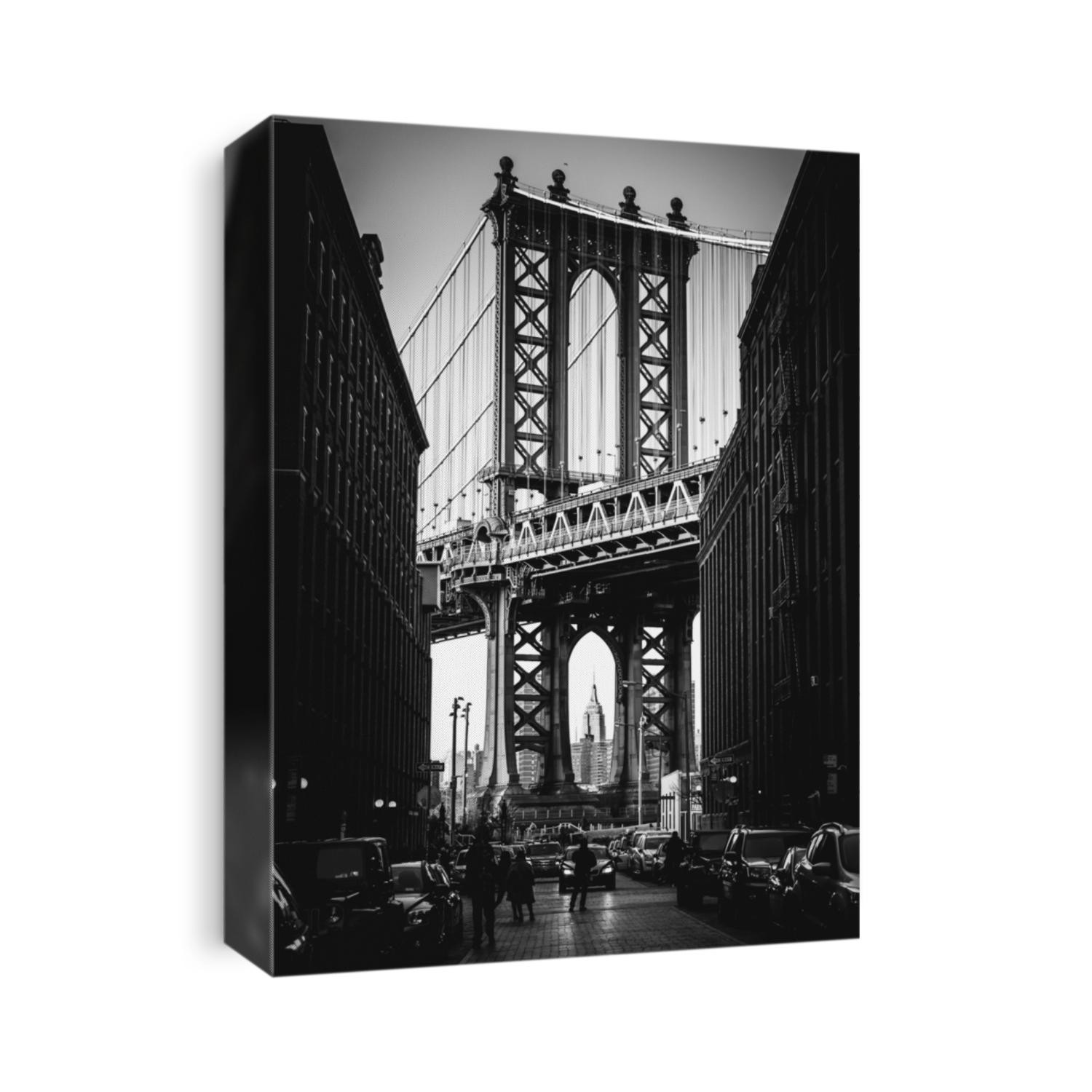 Empire State Building Sits Inside the Manhattan Bridge