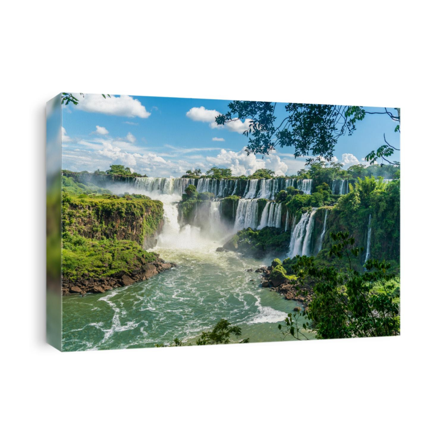 Part of The Iguazu Falls seen from the Argentinian National Park